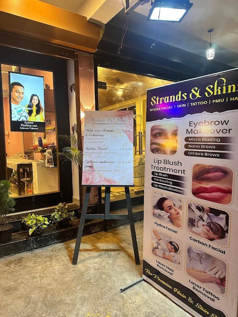 Strands & Skins Beauty Studio in Morjim Goa